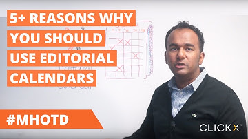 5+ Reasons Why You Should Use Editorial Calendars | Marketing Hack of the Day by Solomon Thimothy
