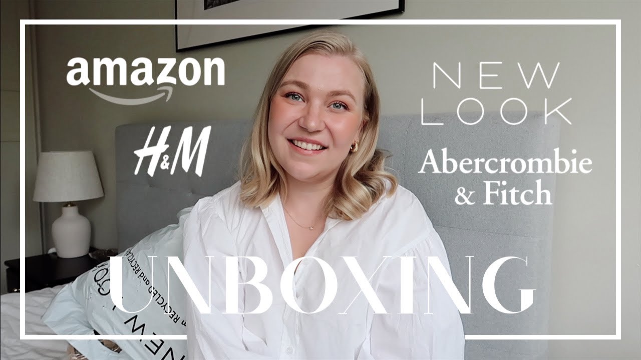 UNBOXING & OSTOSTEN ESITTELY | H&M, NEW LOOK, AMAZON JA ABERCROMBIE & FITCH | Katri Konderla
