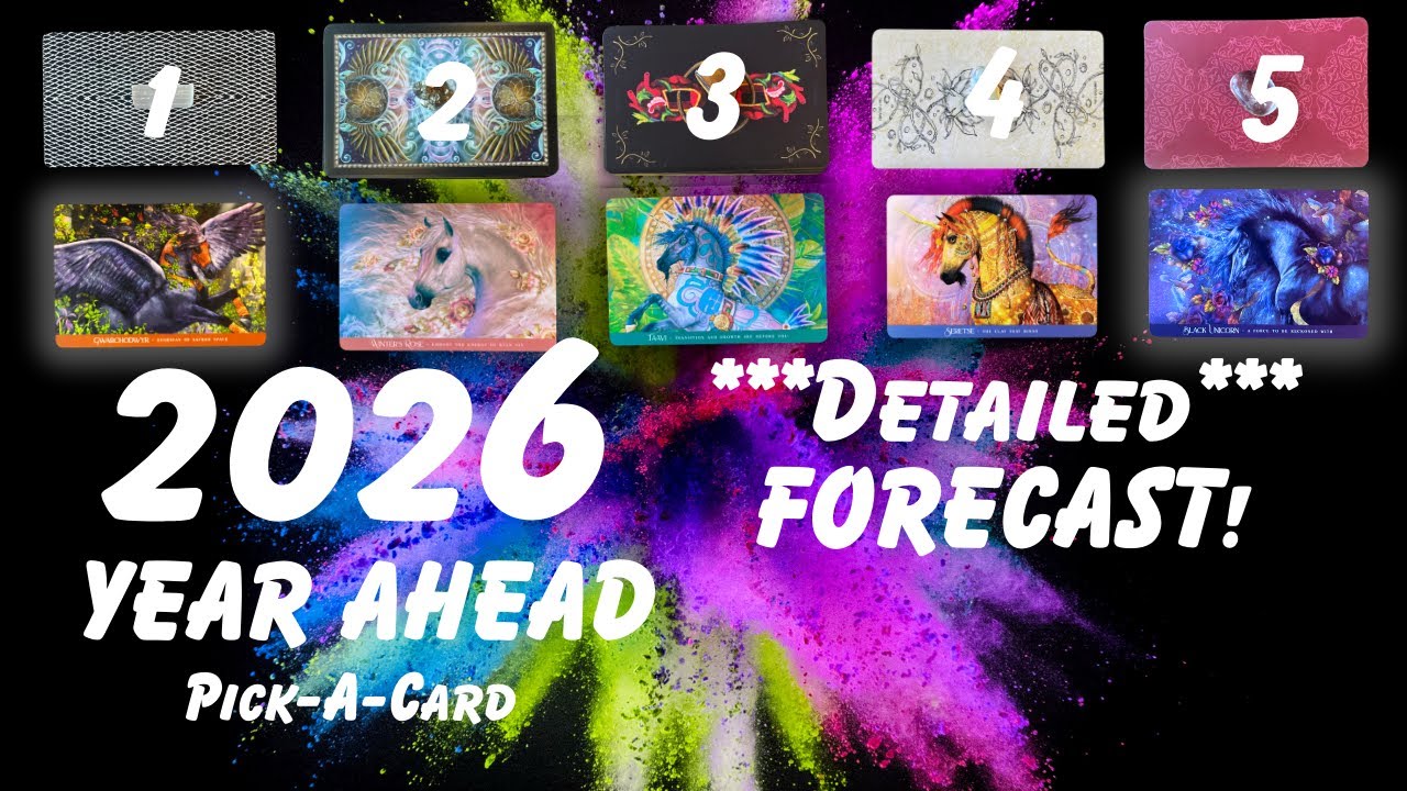 PICK-A-CARD: Your 2026 DETAILED Forecast (Q1–Q4) | Tarot Reading- the year of the FIRE HORSE!