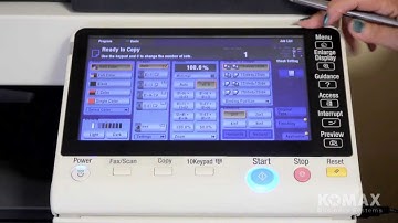 bizhub Basic Copying Functions