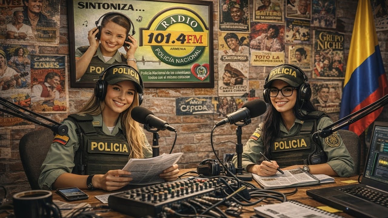 Radio Policía Nacional 101.4 FM, Armenia, Quindio, Colombia (Enero 7 2026)