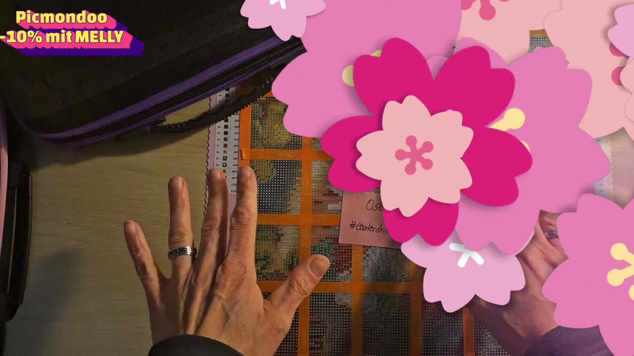 Diamond Painting 💎 Paint with me 🖊️ Osterevent 🐰 Easterdrills 2025 🐣🐇🖊️ Friendship 🐰🐥von Picmondoo