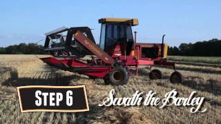 Farmery Beer STEP 6: "Swath the Barley"