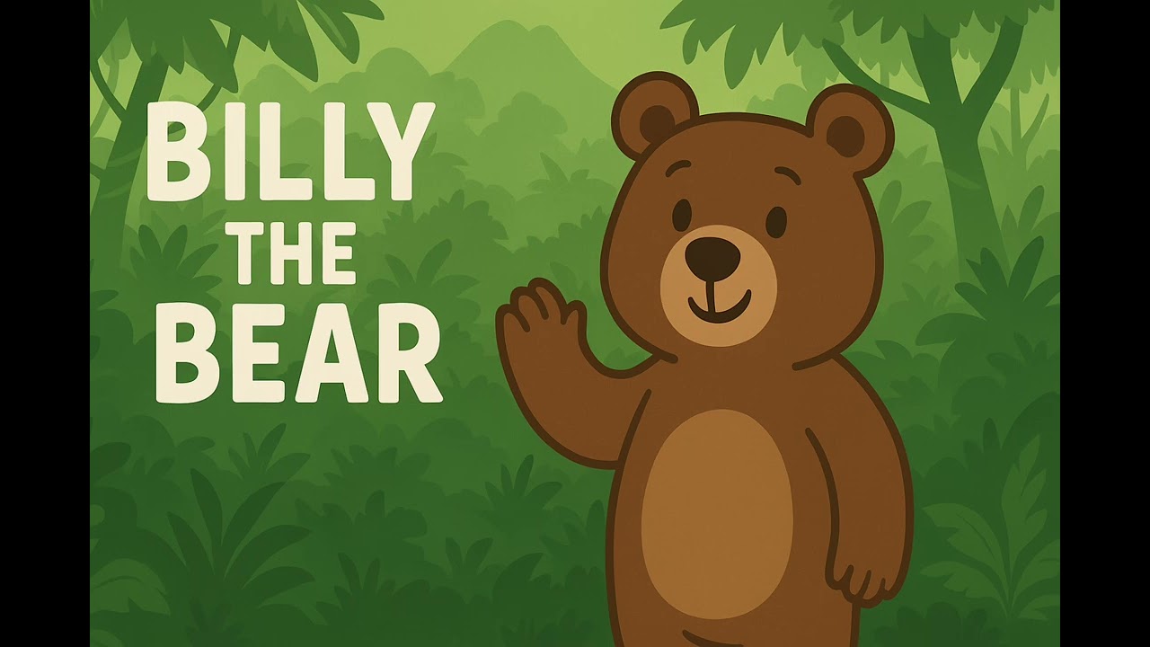 Billy the Bear | Jungle Animals Nursery Rhyme