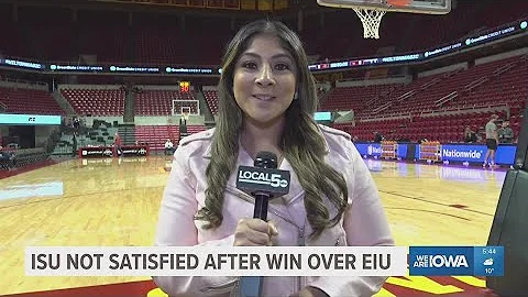 No. 4 Iowa State defeats Eastern Illinois, but unsatisfied with performance
