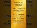 Proverbs 27:7 (YLT) • Proverbs of Solomon