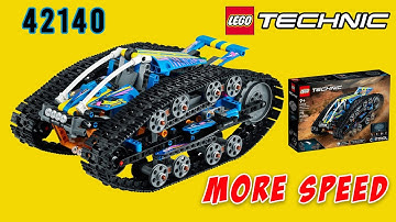 Speed MOD: Lego Technic 42140 - App-Controlled Transformation Vehicle + Instructions