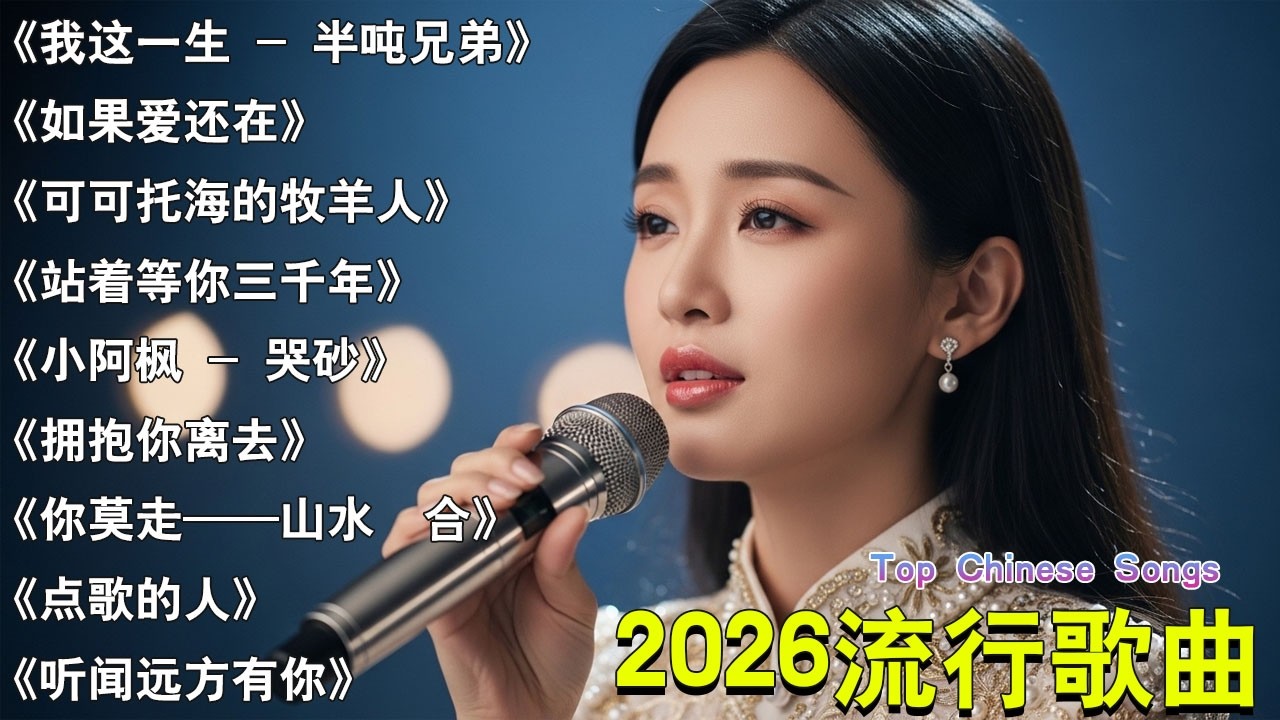 大陸流行歌曲🎈🎈【無廣告】2025最新歌曲 2025好听的流行歌🎗️華語流行串燒精選抒情歌 🎗️Top Chinese Songs 2026 ...