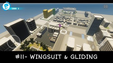 #11 SKULL MASK | Open World Android | Indie Game Devlog | Wingsuit Gliding