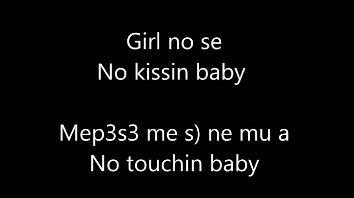 Patoranking Ft Sarkodie - No kissing baby lyrics