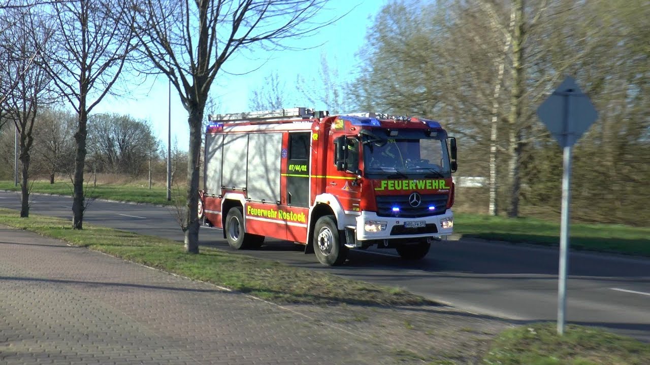 Löschzug FW 3 + A-Dienst + TLF-S FW1 Berufsfeuerwehr Rostock  + LF20 FF Gehlsdorf