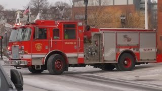 Everett, MA Fire Department Engine 3 Responding