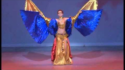 Belly Dance, Triple Isis Wings at Spark Dance Competition 2012 by Iana, Silver Award