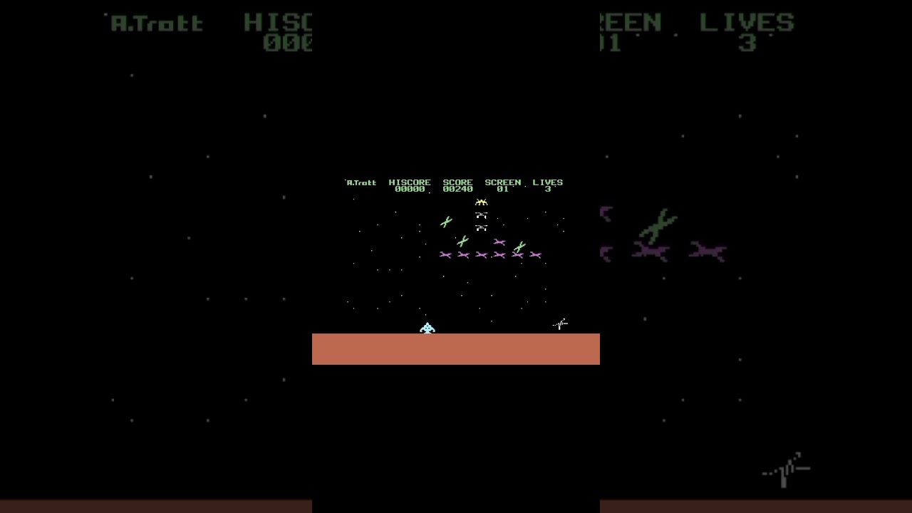 Xerons for the Commodore C64 1983, screen 1 