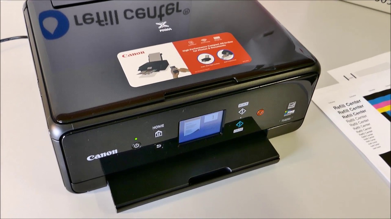 Canon Pixma TS 6050 (TS 6051) Multifunktionsdrucker - YouTube