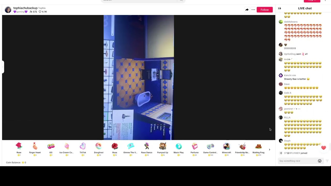 Tophiachu full crashout after being banned from going live on her main account October 3rd 2024