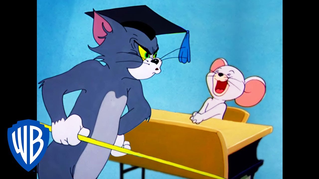 Tom  Jerry  The Tom  Jerry Lesson  Classic Cartoon Compilation  WB Kids