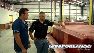 Wildwood TV Console Crevalle Bay Boats Factory Tour