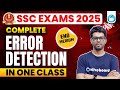 Complete Error Detection in English for SSC Exams 2025 | One Shot