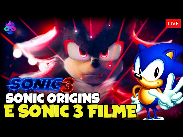 SONIC ORIGINS E SONIC 3 O FILME! - Live NerdBrothers 