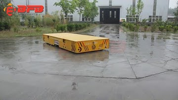 Self Propelled Trackless Steerable Transfer Cart With Ce Certificate - Battery Driven