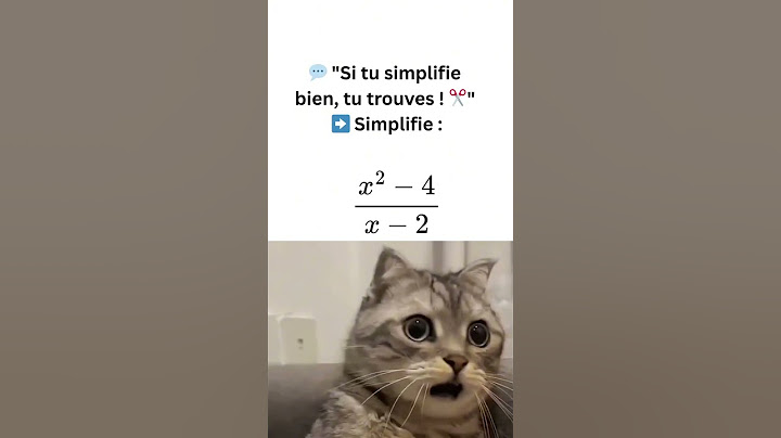 Si tu simplifie bien, tu trouves ! ✂️