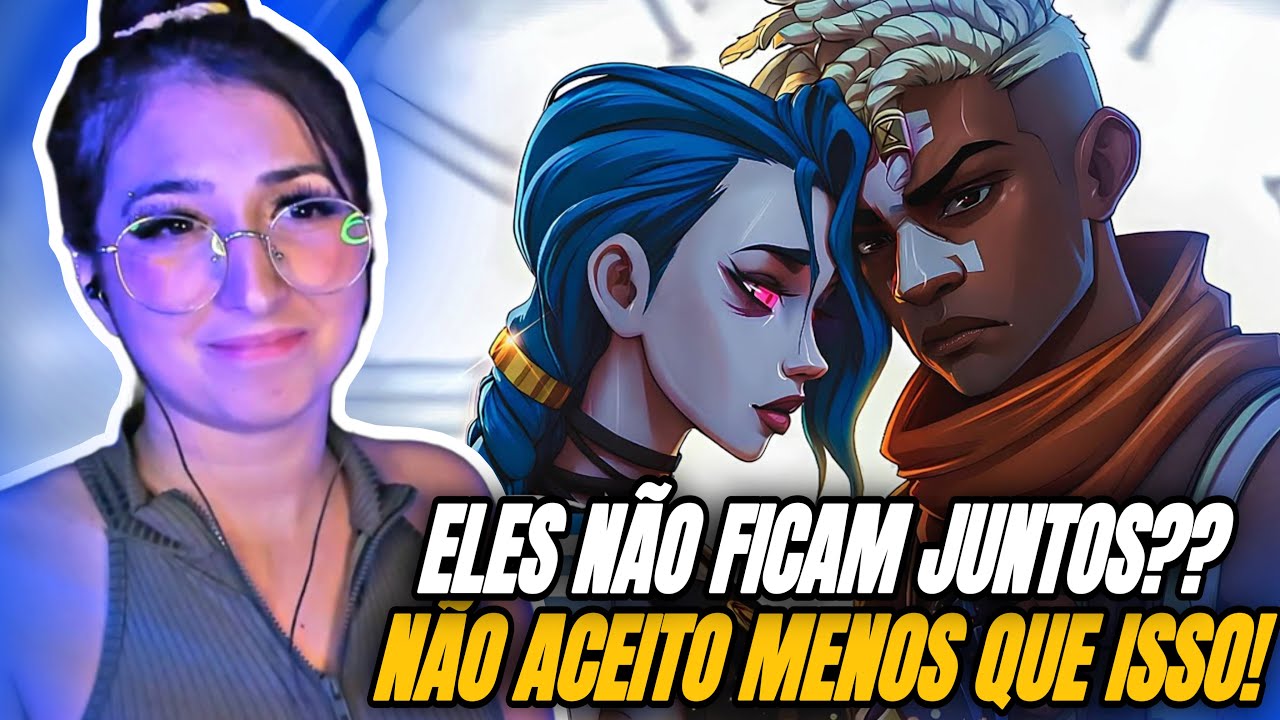 REACT JRP: ♪ Ekko e Jinx | Entre Universos (Arcane) ft. ‪@felicinharock‬ | THAY REACT