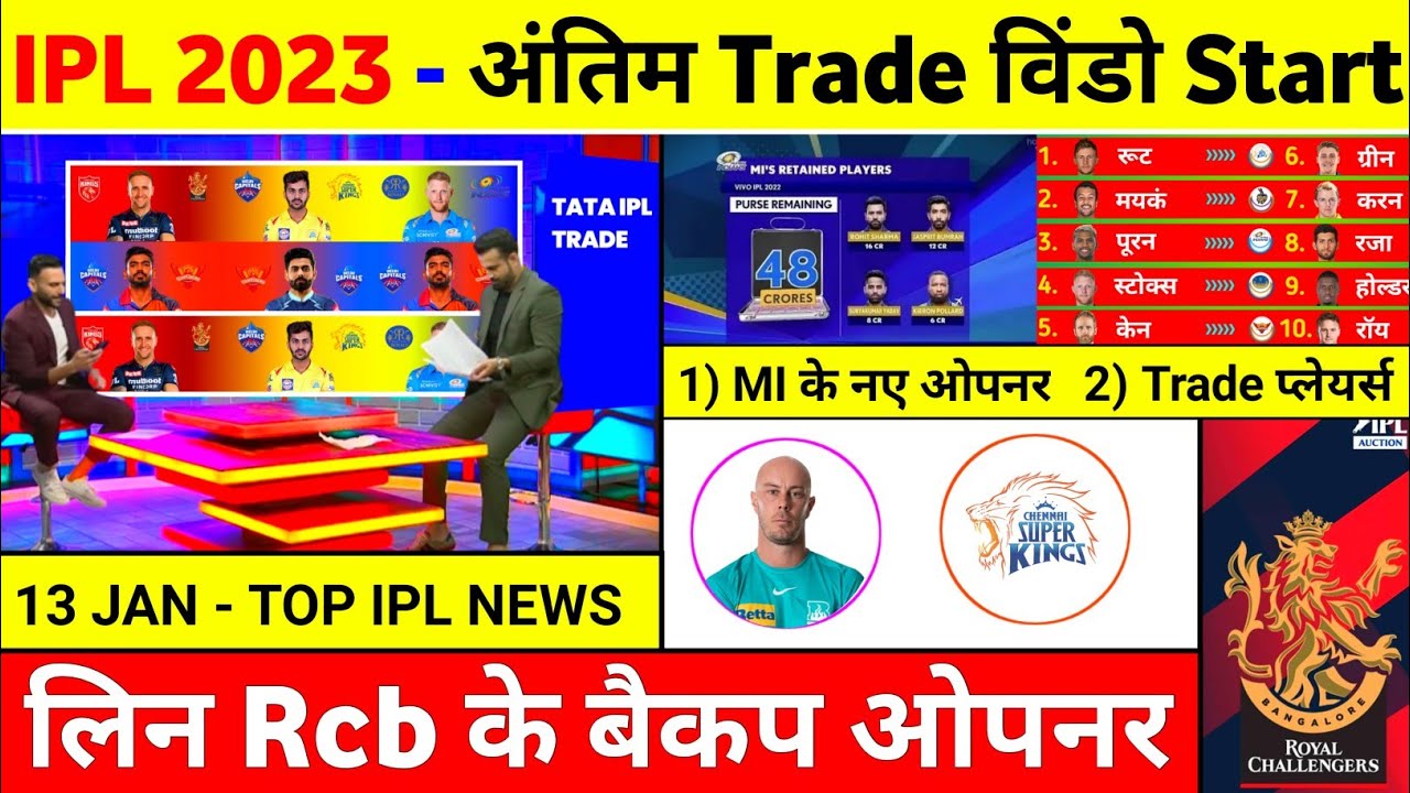 IPL 2023 10 Big News IPL Live Streaming Unfit Players Rcb Good ipl-2023-10-big-news-ipl-live-streaming-unfit-players-rcb-good