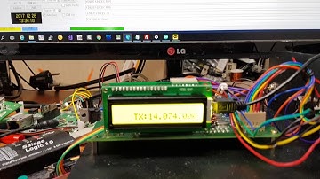 uBITX(HF Tranceiver for Amateur radio) with wsjt-x software CAT interface test