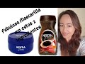 fabulosa mascarilla de cafe y crema nivea