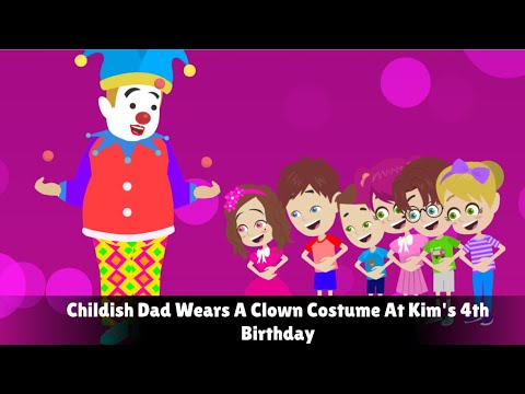 Childish Dad Wears A Clown Costume At Kim S 4th Birthday 