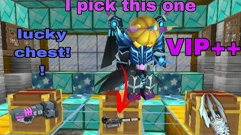 Lucky chest but with god items!!#blockmango #skyblock