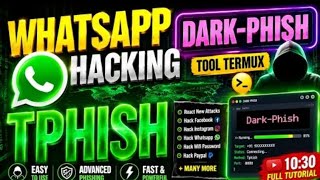 How to Hack Whatsapp By Using Dark phish In Termux in android phone in2026 screenshot 4