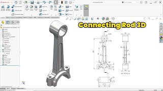How to Model a Connecting Rod Step by Step in SolidWorks