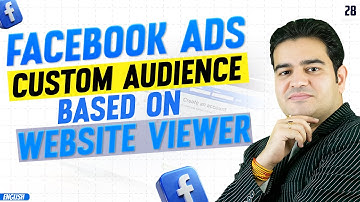 How To Create Custom Audience In Facebook Ads Based On Website Viewers | #facebookads2025