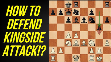 How To Defend Against KINGSIDE ATTACK!? | Chess Strategy, Concepts, Tips and Tricks