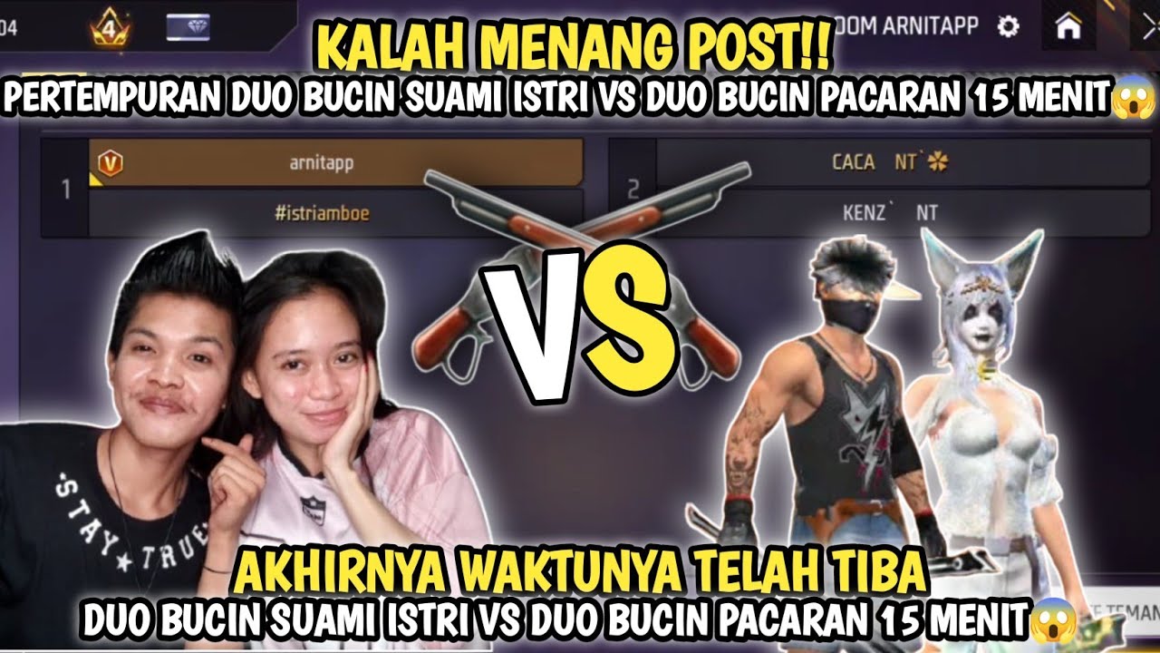 KALAH MENANG POST!! AMBOE DAN ISTRI BERSATU MELAWAN DUO BUCIN PACARAN 15 MENIT🤣😱
