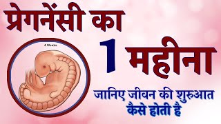 1st month of pregnancy, in hindi || गर्भावस्था - महीना 1 , प्रेगनेंसी का पहला महीना