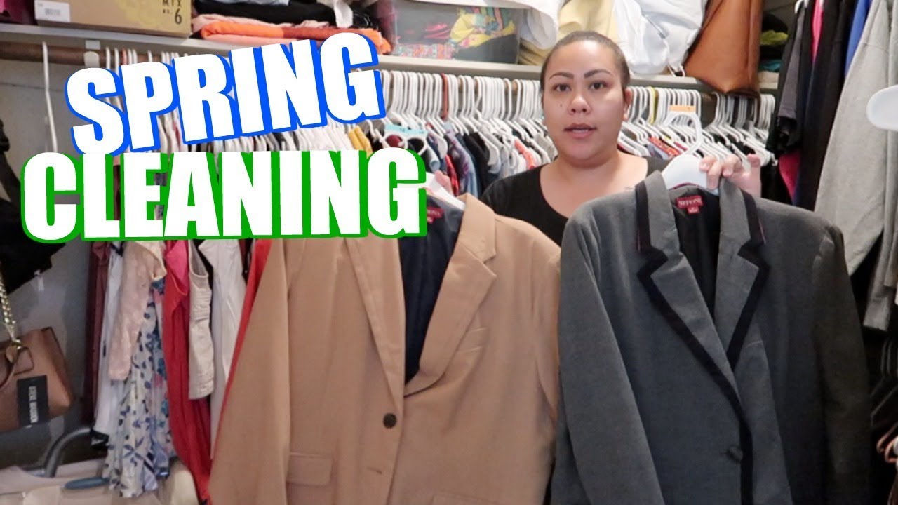 SPRING CLEANING | CLOSET DECLUTTER & ORGANIZATION - YouTube
