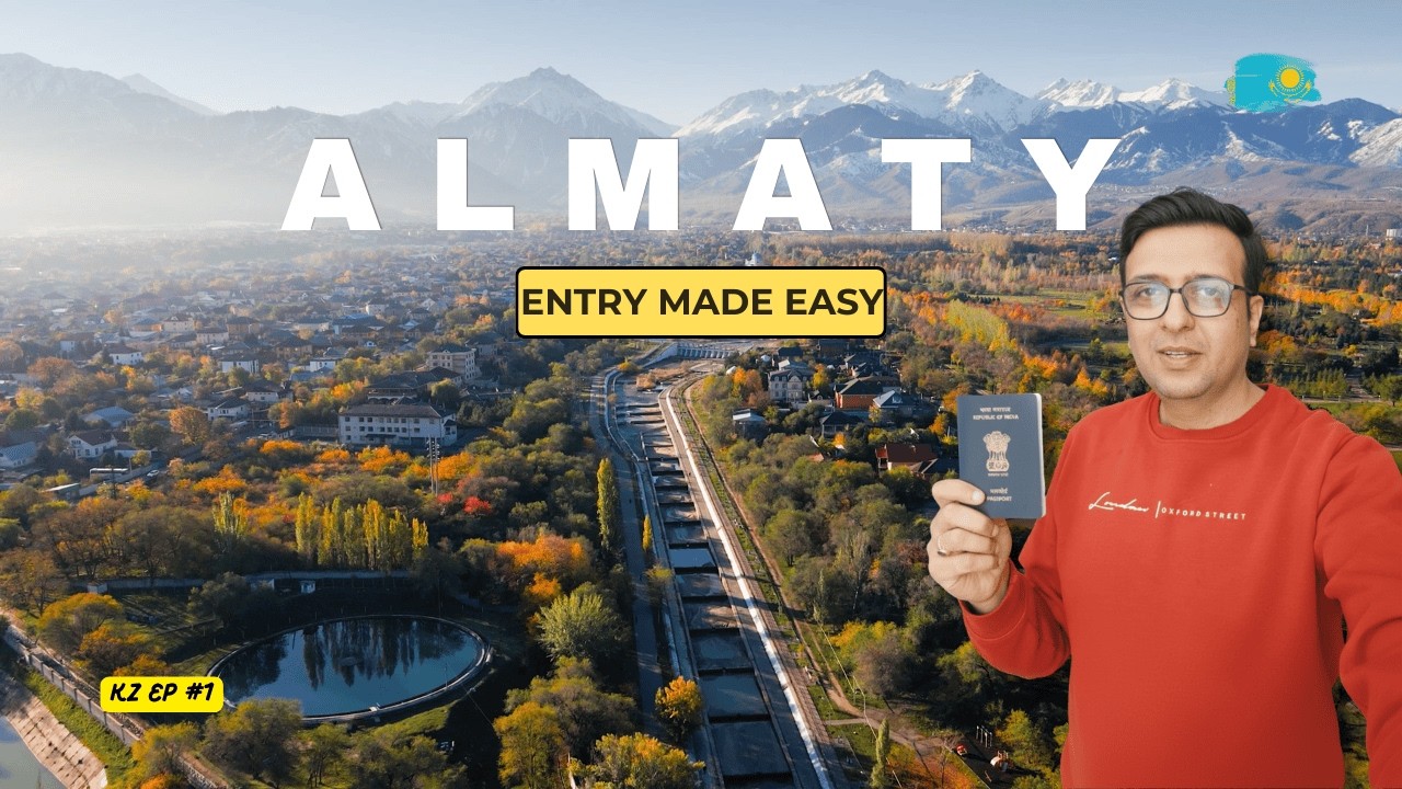 Almaty Visa-Free & SIM Guide 🇰🇿 | My First 24 Hours in Kazakhstan