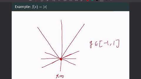 [W5-2] subgradient and subgradient descent