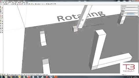 Tecna UK Basic Sketchup Training: Basic Action - Rotating