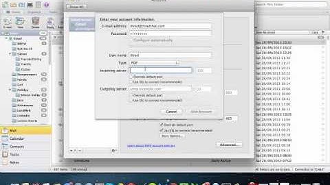 How to set up a POP account on Outlook for Mac 2011