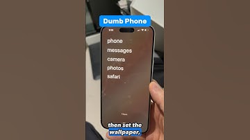 Turn your iPhone into a Dumb Phone #dumbphone
