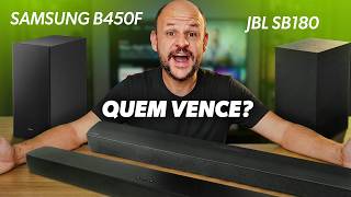 Soundbar JBL Cinema SB180 vs Samsung B450F: Qual a melhor Soundbar?