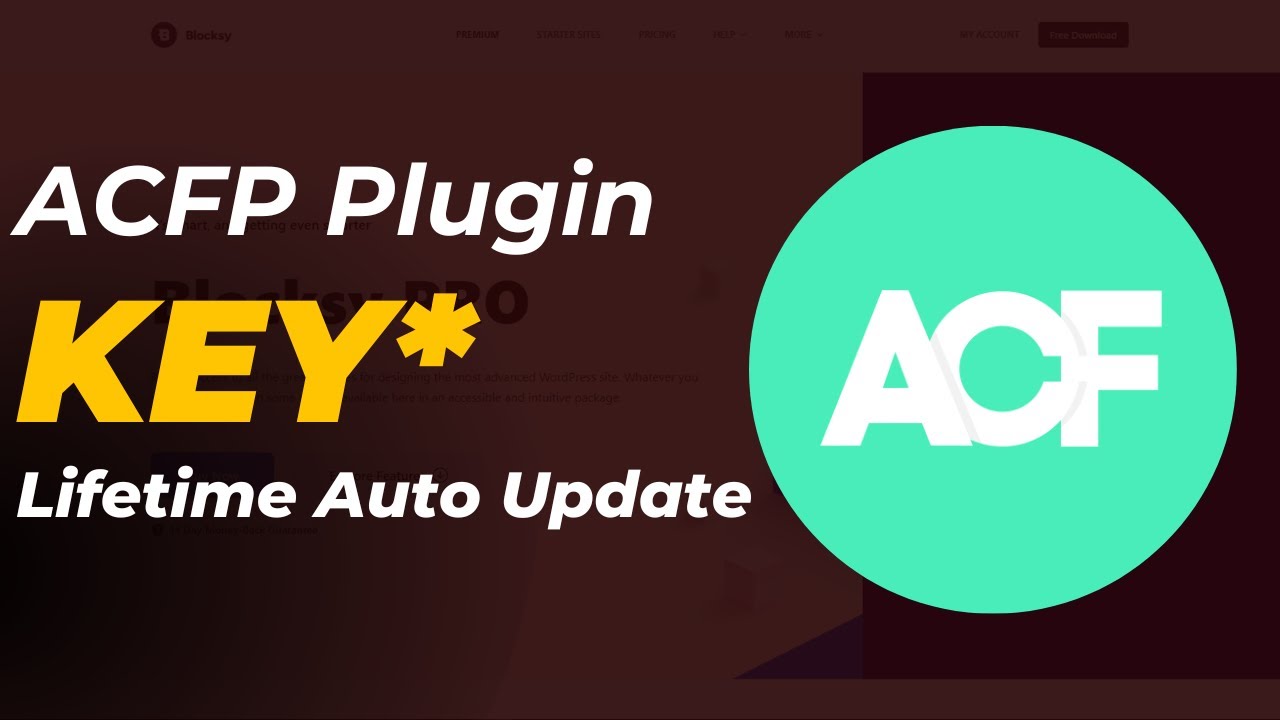 Download Advance Custom Fields Pro Plugin With Lifetime Auto Update ...