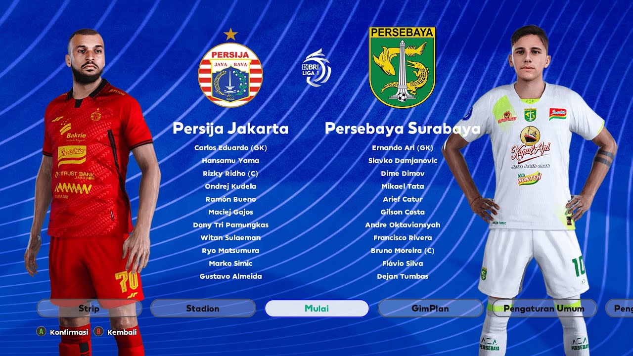 LIVE PERSIJA VS PERSEBAYA BRI LIGA 1 eFootball GAMEPLAY PES 2025