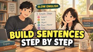 How to Build English Sentences Quickly | 5 Simple Steps | English for Beginners