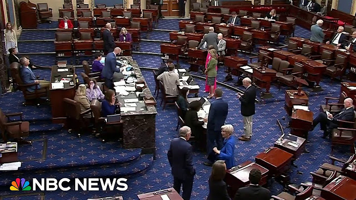 Senate holds 'vote-a-rama' for amendments to Trump spending bill