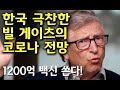 한국 극찬한 빌 게이츠의 향후 코로나 전망 … 5년전 예언 적중, 이번엔 1200억 백신 쐈다! (한글+영어자막)